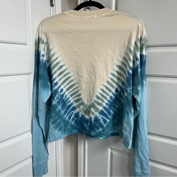 Daydreamer Yale Beach View Cropped Tie-Dye Tee NWT Size Small - Picture 4 of 4